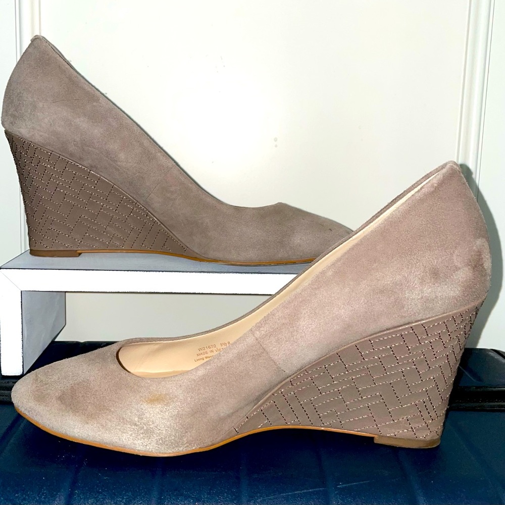 Cole Haan Suede Marit Wedge Pump